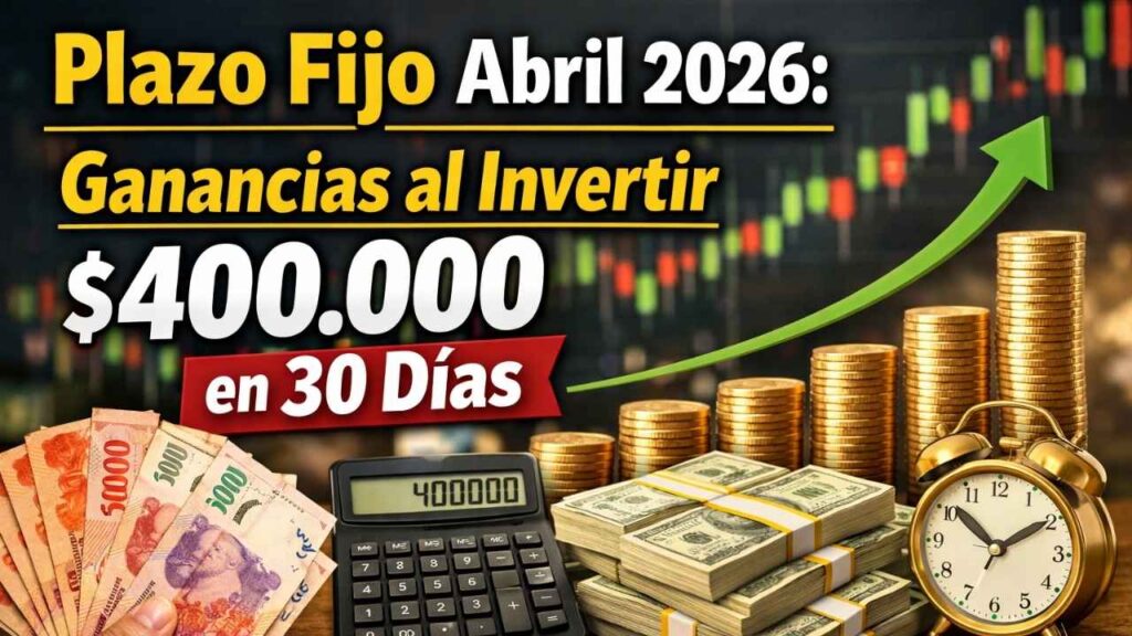 Plazo Fijo en Abril 2026: ¿Cuánto Ganás al Invertir $900.000 por 30 Días?