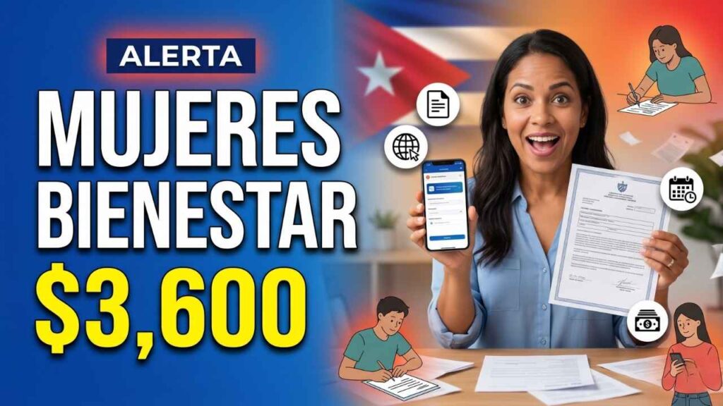 Apoyo Mujeres Bienestar: $3,600 marzo 2026, requisitos y fechas de depósito confirmadas