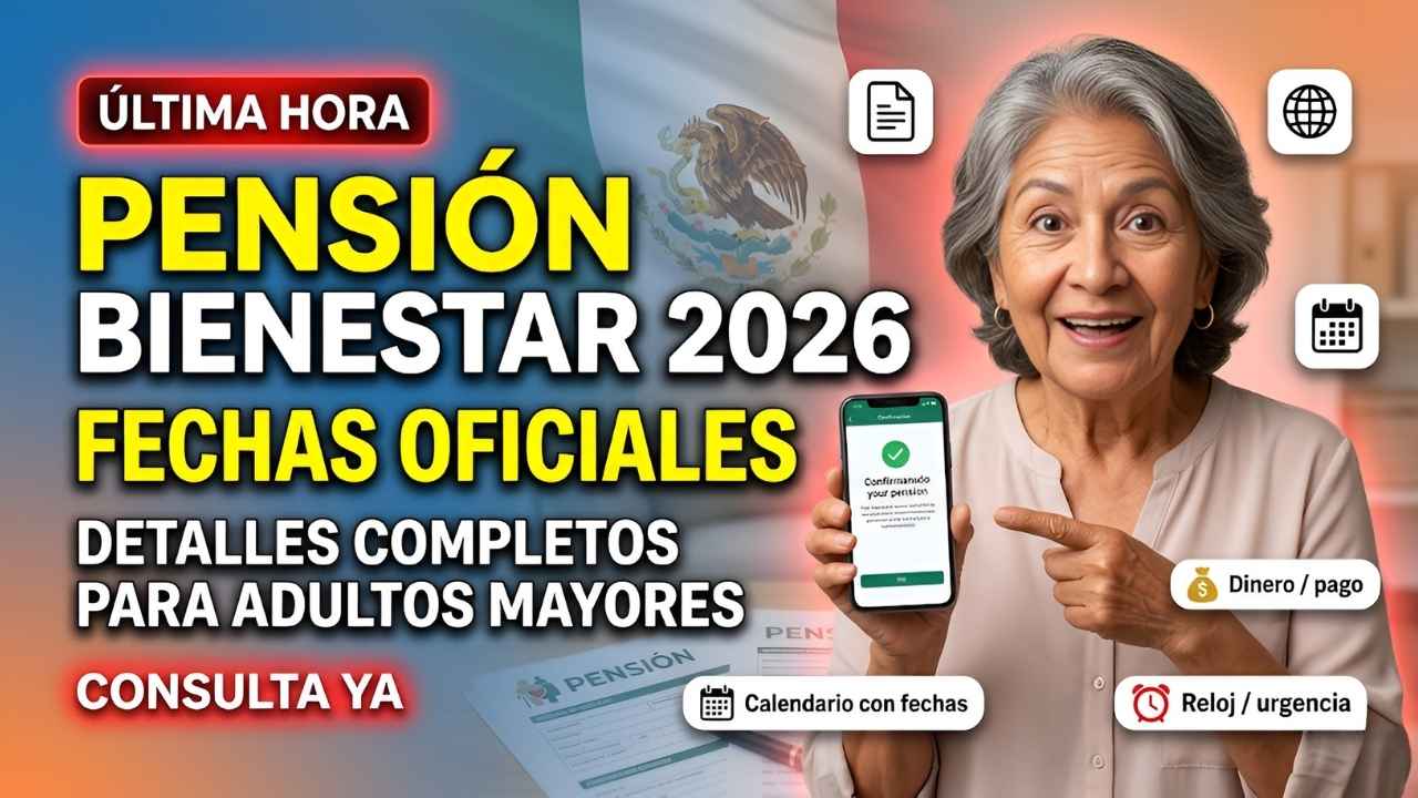 Calendario de pagos Pensión Bienestar adultos mayores 2026: fechas oficiales y detalles completos