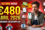 Subsidio de desempleo ampliado €480 en abril 2026: trabajadores sin empleo, solicitud y fecha de ingreso