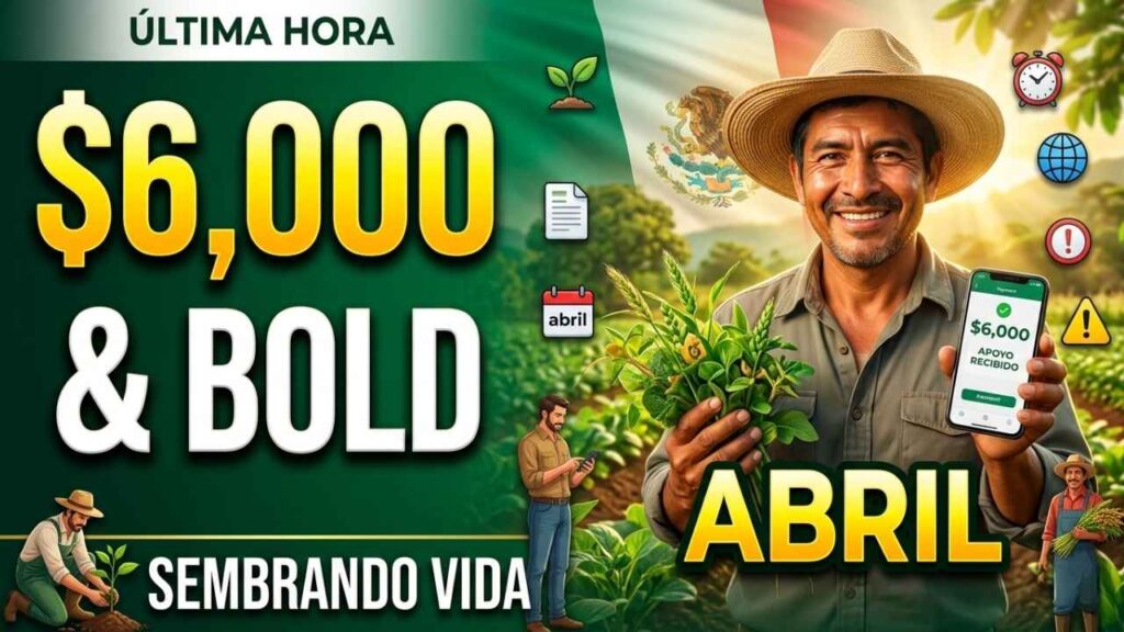 Programa Sembrando Vida $6,000 abril: campesinos beneficiarios, pasos de inscripción y calendario oficial