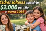 Madres solteras obtendrán $2,000 por hijo en marzo 2026: pasos de registro y fecha oficial