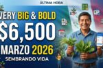 Programa Sembrando Vida $6,500 marzo 2026: campesinos elegibles, trámite en línea y fecha de depósito