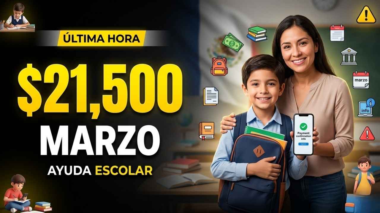 Ayuda escolar anual $21,500 marzo: padres elegibles, trámite digital y día de depósito confirmado