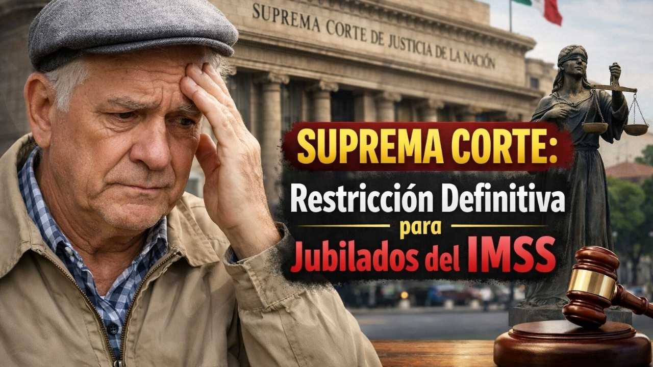 Suprema Corte: restricción definitiva para jubilados del IMSS